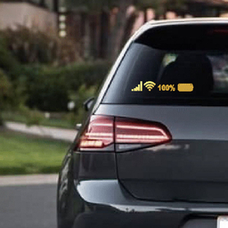 برچسب بدنه خودرو رایسان طرح Full battery کد SF100t