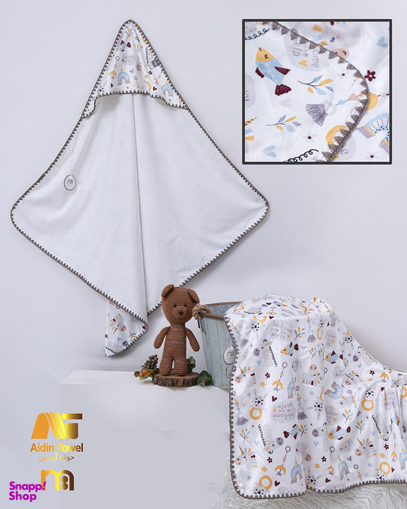 پتو نوزاد مادرکر مدل ماهی سایز 80×80 سانتی متر