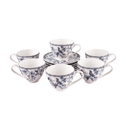 ست چایخوری 12 پارچه گلدکیش طرح لوتوس مدل GK701108-1