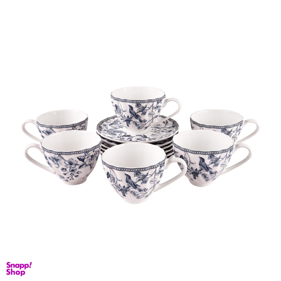 ست چایخوری 12 پارچه گلدکیش طرح لوتوس مدل GK701108-1