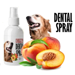 اسپری تمیز کننده و خوشبو کننده دهان سگ رد اسپرینگ مدل هلو حجم 60 میلی لیتر