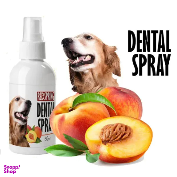اسپری تمیز کننده و خوشبو کننده دهان سگ رد اسپرینگ مدل هلو حجم 60 میلی لیتر