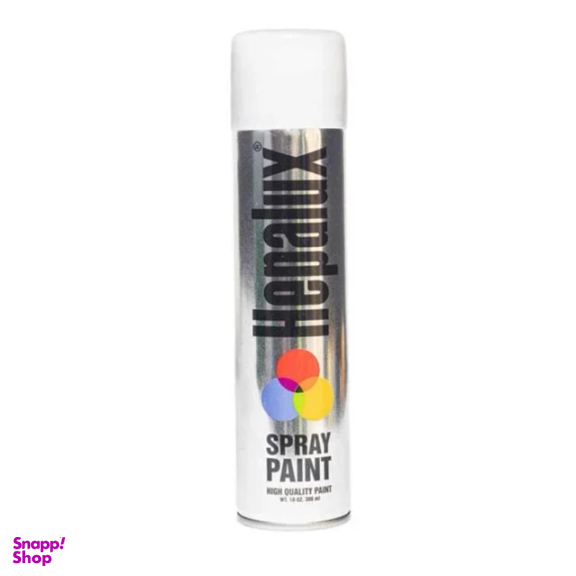 اسپری رنگ سفید براق هپالوکس کد 1 حجم 300 میلی لیتر