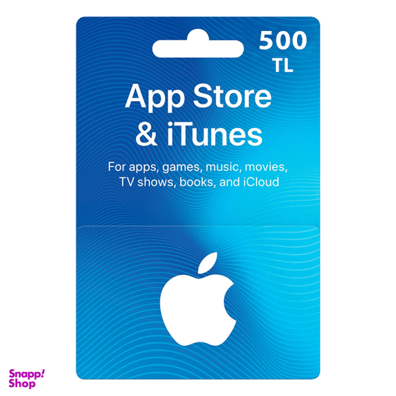 گیفت کارت 500 لیر اپل استور