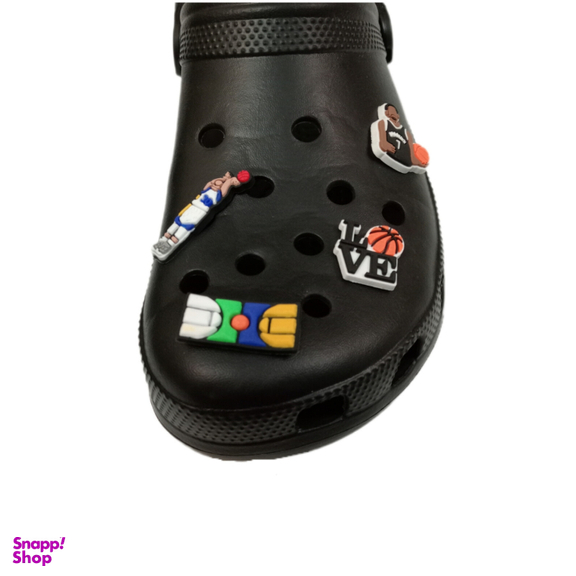 دمپایی مردانه مدل کراکس جیبیتز استیکردار کد PRSTK 5