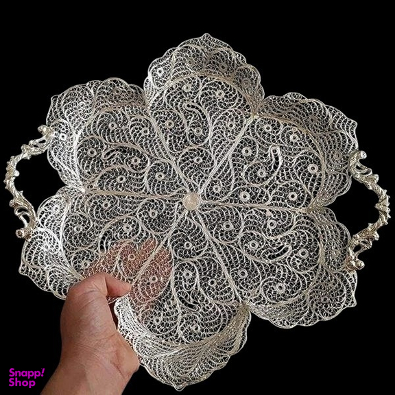 سینی ملیله کاری کد M-06