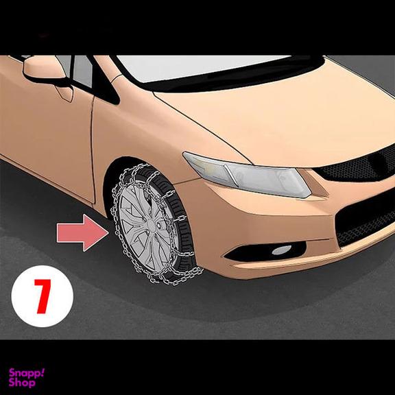 زنجیر چرخ مدل SNOW PRO مناسب برای تارا بسته دو عددی