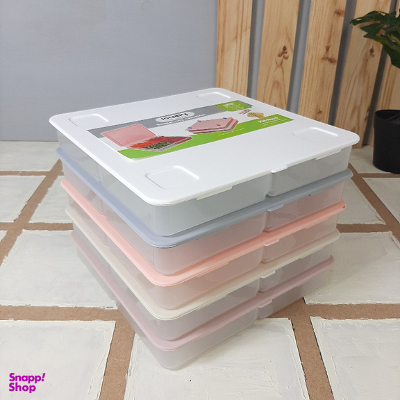 ظرف نگهدارنده لاولی پلاست مدل 4 خانه کد TIK1146