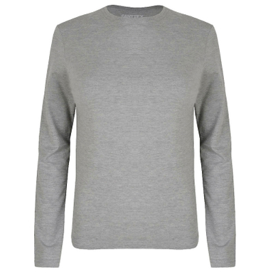 تیشرت آستین بلند زنانه کانتکس مدل 249014419 رنگ طوسی