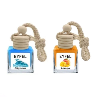 خوشبو کننده ماشین ایفل مدل انبه و اقیانوس حجم 10 میلی لیتر مجموعه 2 عددی