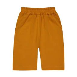 ست تیشرت و شلوارک پسرانه مادر مدل هری کد AM-MA-Harry رنگ خردلی