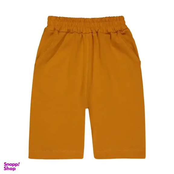 ست تیشرت و شلوارک پسرانه مادر مدل هری کد AM-MA-Harry رنگ خردلی