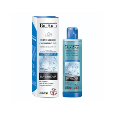 ژل شستشو بایوریچ مناسب پوست خشک و حساس حجم 200 میلی لیتر