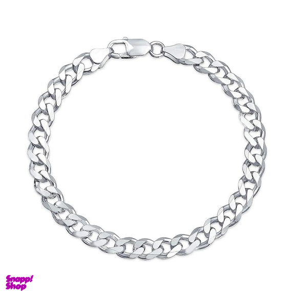 دستبند نقره مردانه گیرا مدل G00192