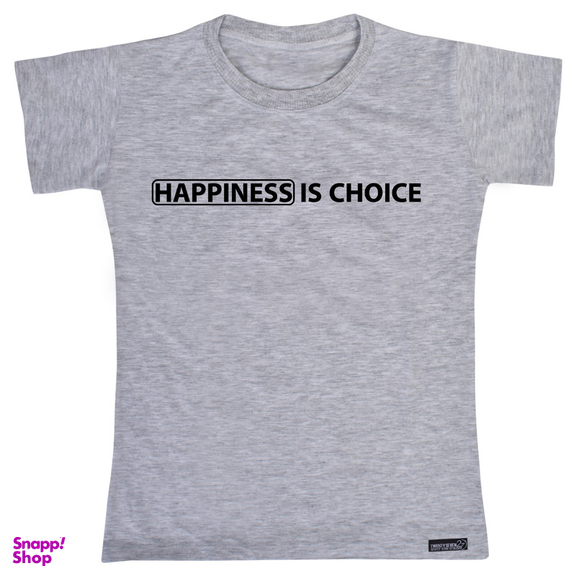 تی شرت آستین کوتاه پسرانه 27 مدل Happiness Is Choice کد MH 970