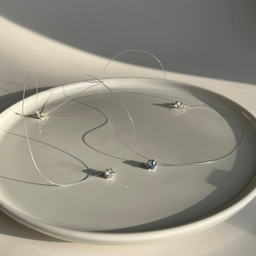 گردنبند نقره زنانه گیرا مدل میکرودرمال G1009