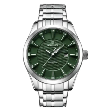 ساعت عقربه ای مردانه نیوی فورس مدل NF8032SGN رنگ نقره ای