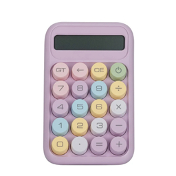 ماشین حساب فانتزی مدل مینیمال طرح رنگی رنگی