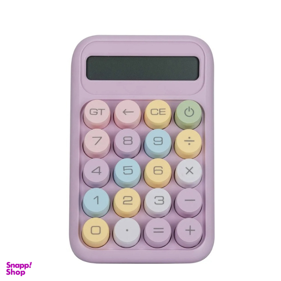 ماشین حساب فانتزی مدل مینیمال طرح رنگی رنگی