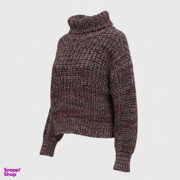 کراپ بافت زنانه کد 144 رنگ بادمجانی