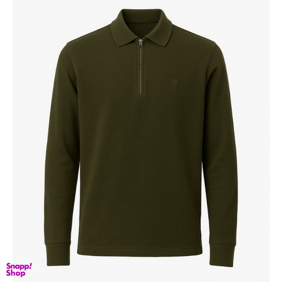 سویشرت مردانه کد 2108 رنگ سبز زیتونی