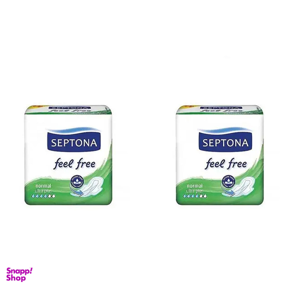 نوار بهداشتی سپتونا قطر نازک مدل Normal Feel Free مجموعه 2 عددی