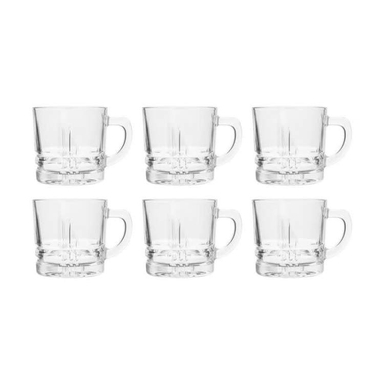 فنجان شیشه و بلور اصفهان مدل اریک کد 299 مجموعه 6 عددی