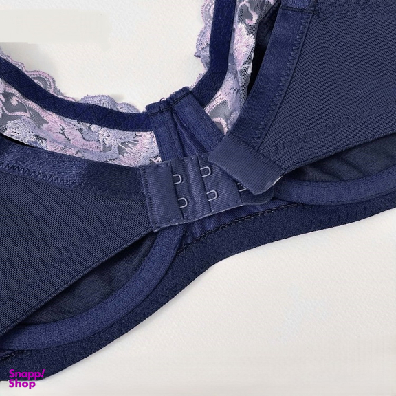 سوتین زنانه نوشه پوش کد 20407 رنگ سرمه ای