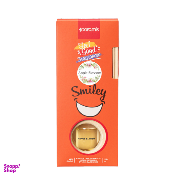 خوشبو کننده هوا درامیس سری Smiley مدل شکوفه سیب حجم 20 میلی لیتر