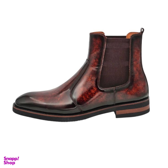 بوت مردانه چرم ریباری مدل X1 رنگ قهوه ای عسلی