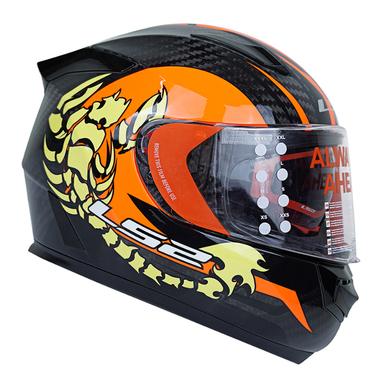 کلاه کاسکت ال اس تو مدل FF801 Scorpion Black ORG به همراه کاور