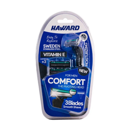 خود تراش هاوارد مدل comfort به همراه تیغ یدک بسته 3 عددی