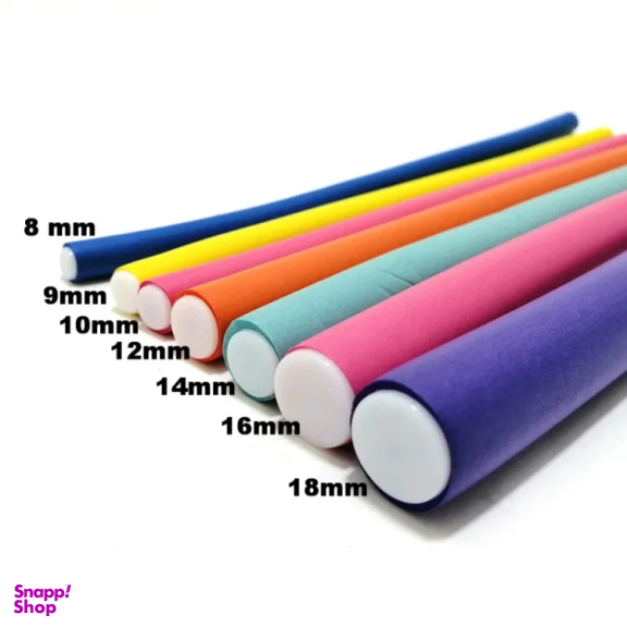 بیگودی فومی فر کننده مو سایز 14mm بسته 10 عددی