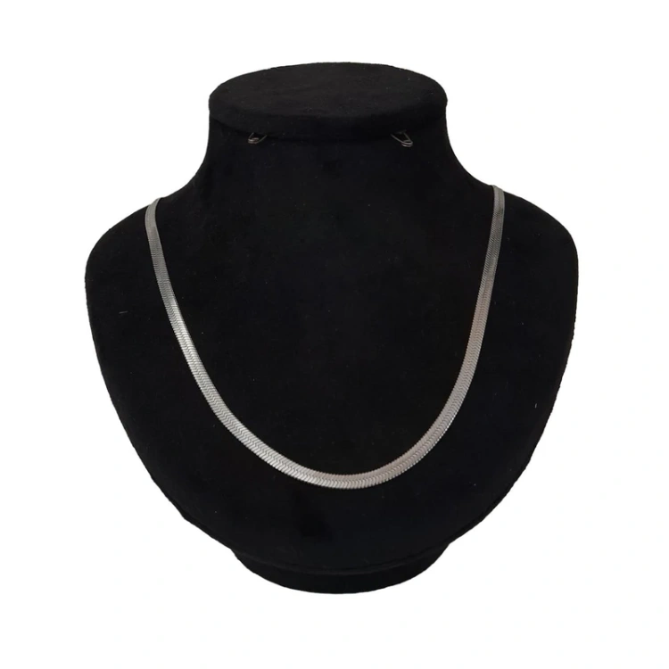 گردنبند نقره زنانه گیرا مدل هرینگبون G0179