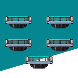 تیغ یدک ژیلت مدل Mach 3 بسته 5 عددی