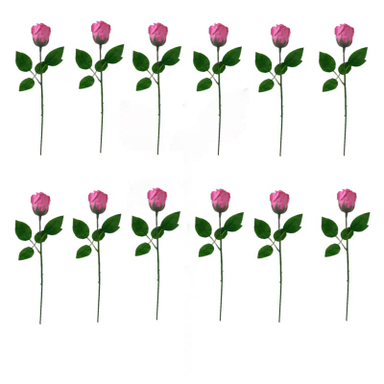 شاخه گل مصنوعی مدل معطر مجموعه 12 عددی
