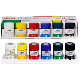 گواش 6 رنگ پنتل مدل تایوانی
