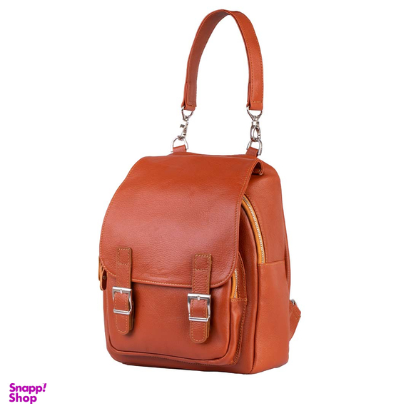 کوله پشتی چرم طبیعی زنانه آروین چرم کد AR-504