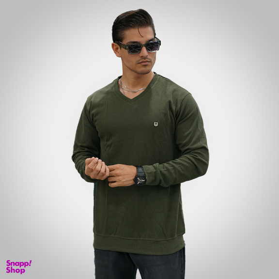 پلیور مردانه مالدینی کد po-007 رنگ سبز