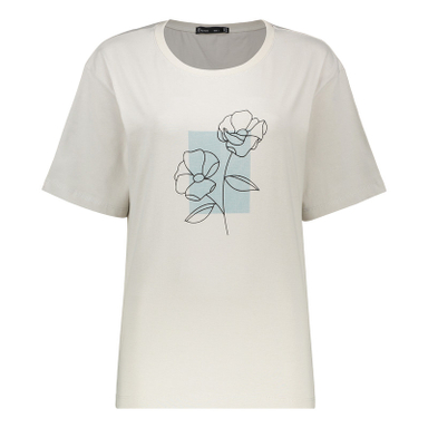 تیشرت آستین کوتاه زنانه باینت مدل 815-2 رنگ سفید