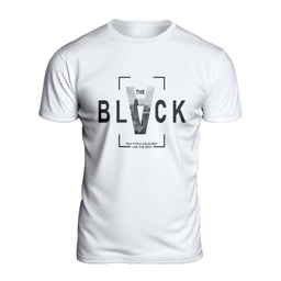 تیشرت مردانه مدل BLACK رنگ سفید