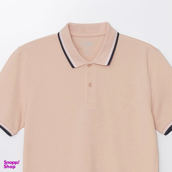 پولوشرت آستین کوتاه مردانه ال سی وایکیکی مدل اسلیم افکت ضد تعریق