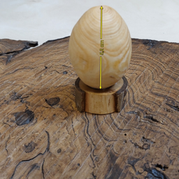 تخم مرغ چوبی منبت کاری مدل تزیینی کد TO001