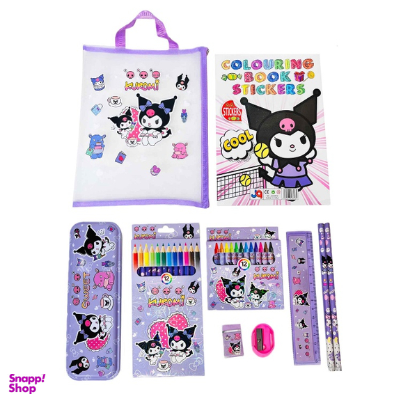 بسته رنگ آمیزی و آموزش زبان طرح کرومی کد 03 مجموعه 10 عددی