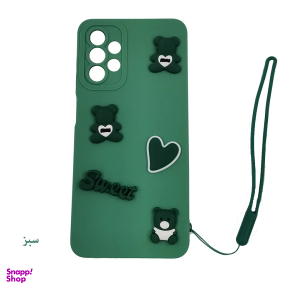 قاب گوشی موبایل لیمیا مدل عروسکی لنزدار ژله ای طرح Sweet مناسب سامسونگ Galaxy A53 به همراه دستبند