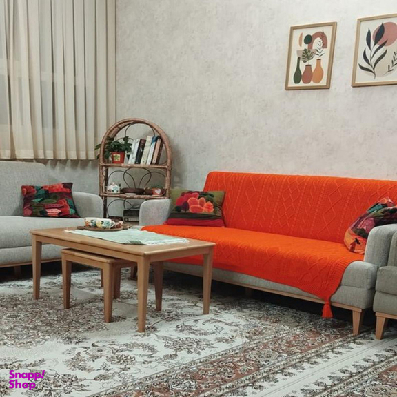شال مبل و تخت شایسته مدل دیانا کد SM7 سایز 174×144 سانتی متر