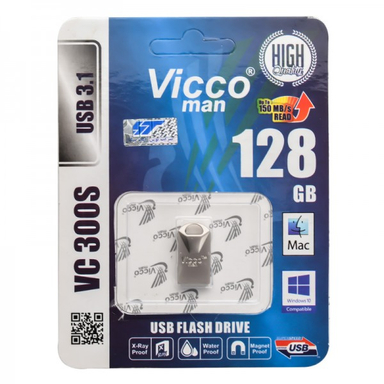 فلش مموری ویکومن مدل USB 3.1 VC300S ظرفیت 128 گیگابایت