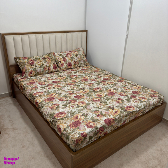 سرویس ملحفه دو نفره چهار تکه ناتوسا مدل گلدن رز کد 180