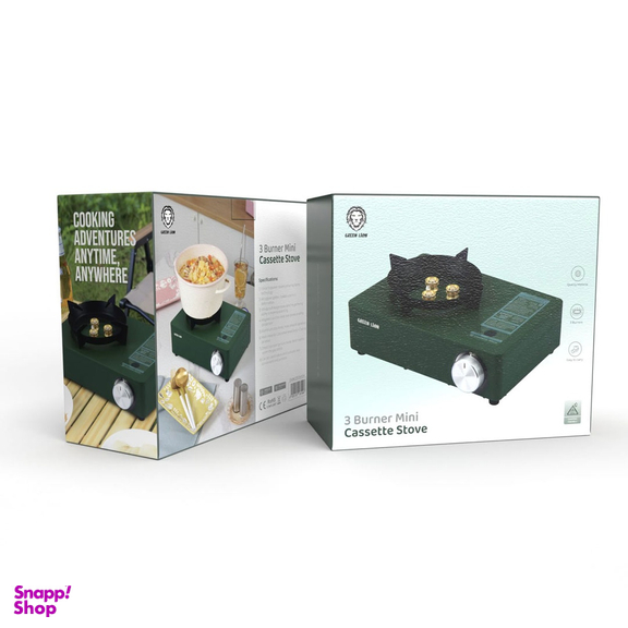 اجاق سفری گرین لاین مدل 3 Burner Mini Cassette Stove