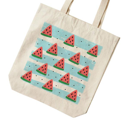 ساک خرید ترمه طراحان ایده مدل پترن هندوانه یلدا کد cfp2080 - L